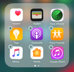 Delete Apps on iPhone 7 from Home Screen