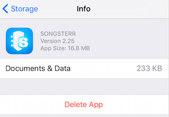 Uninstall Apps on iPhone 7 in Settings