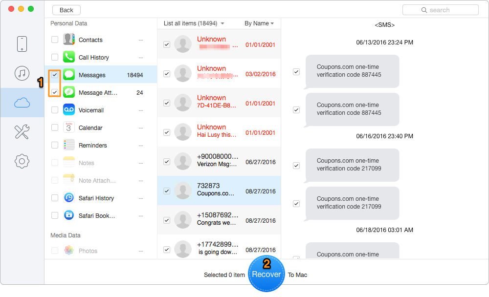 how to sync my text messages to icloud
