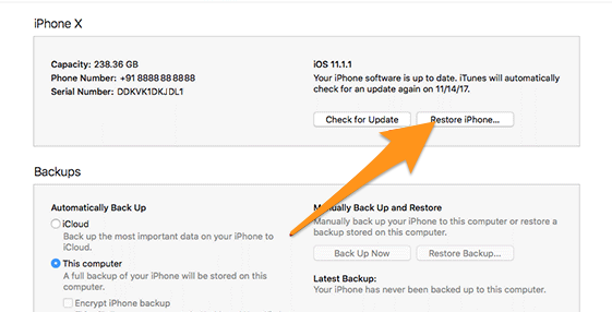 Fix iPhone Battery Drains Issue – Restore iPhone