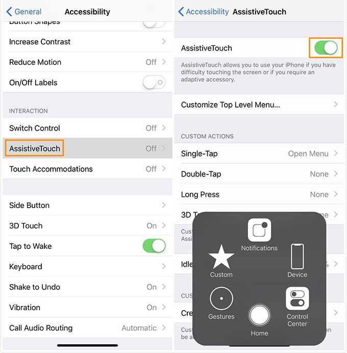 How to Add a Virtual Home Button to iPhone X