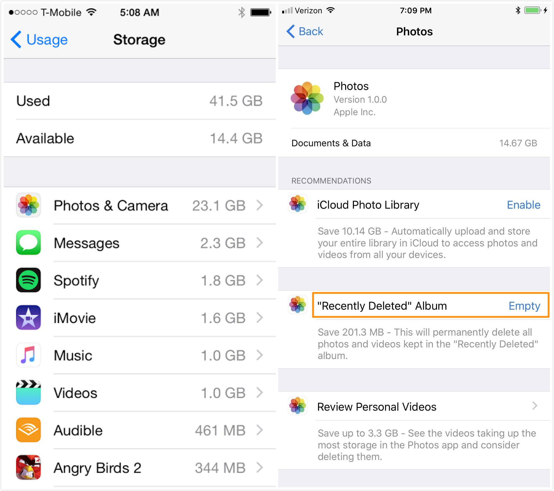 How to Clear Space on iPhone after iOS 11 Update