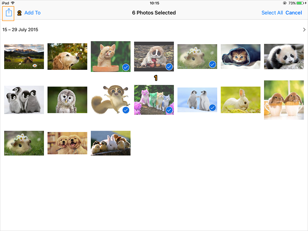 How to Convert Photos to PDF on iPhone/iPad - Step 1