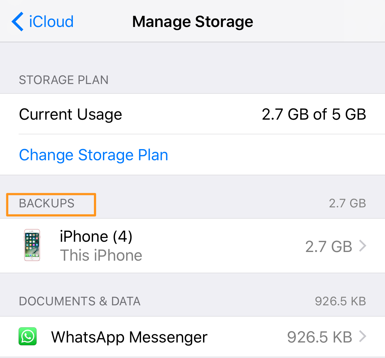 Fix iCloud Backup Not Showing Up