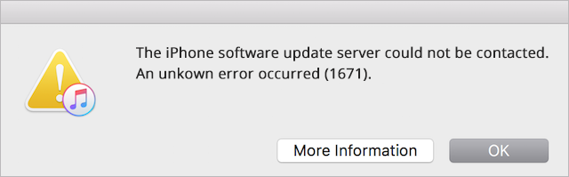 iTunes Error 1671