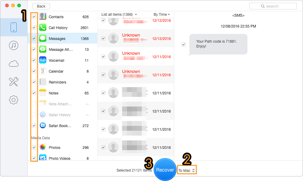 Retrieve Lost Data with Primo iPhone Data Recovery