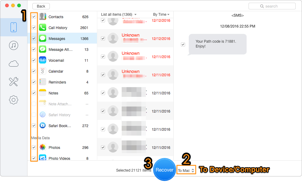 How to Recover Missing Data after iOS 11 Update