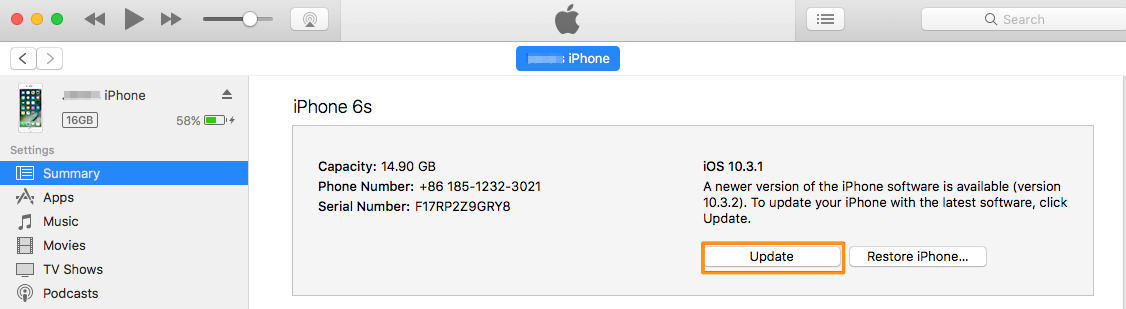 Fix iPhone Stuck on Verifying Update When Update to iOS 11
