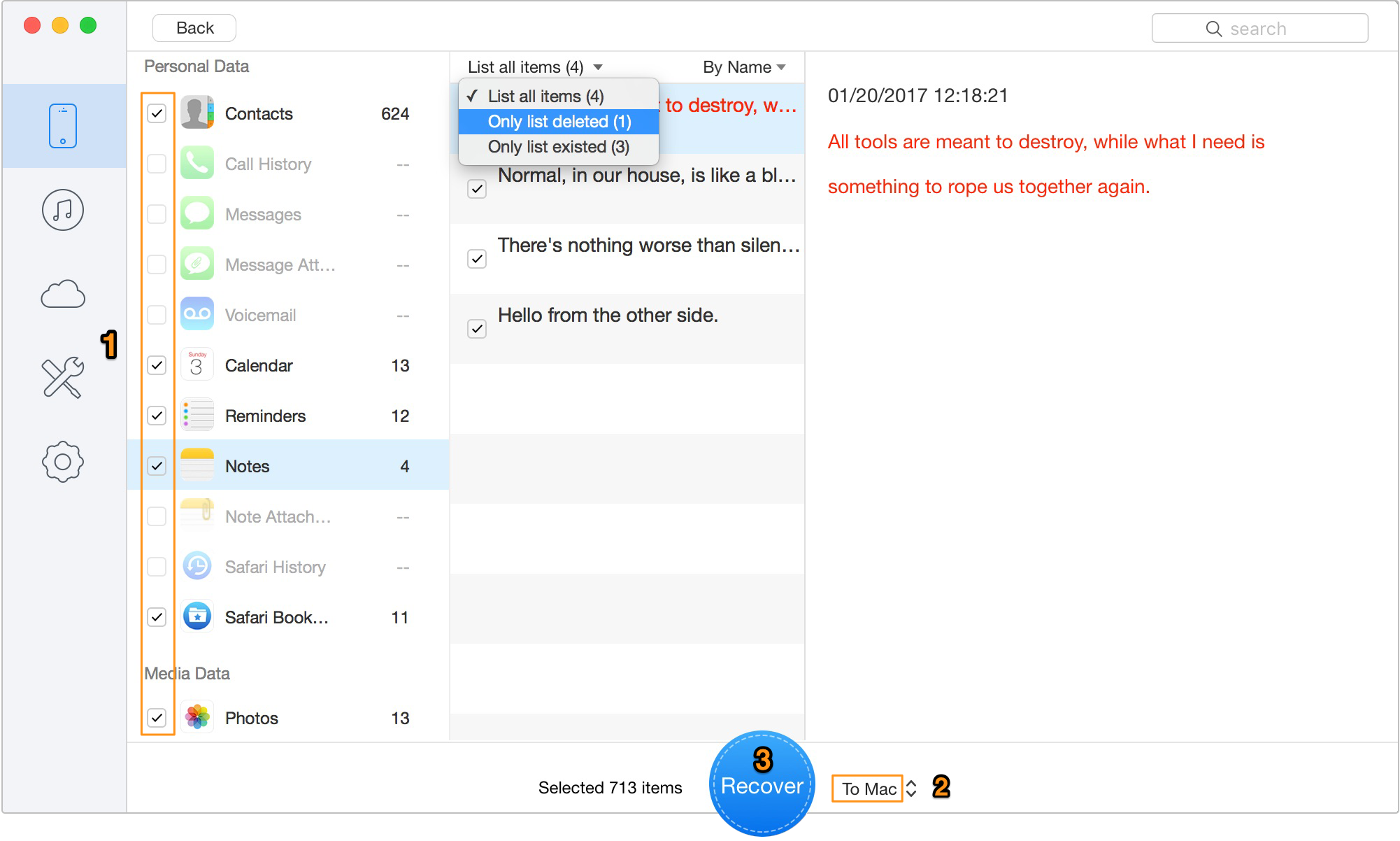 How to Recover Lost iPhone Data on iOS 10.3