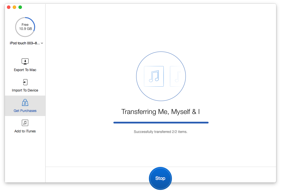 The Process of Getting iTunes Purchases to Computer is Completed