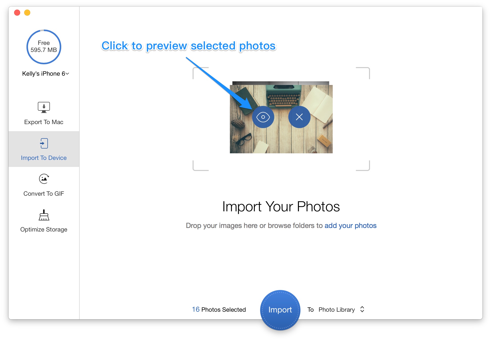 Review Selected Photos