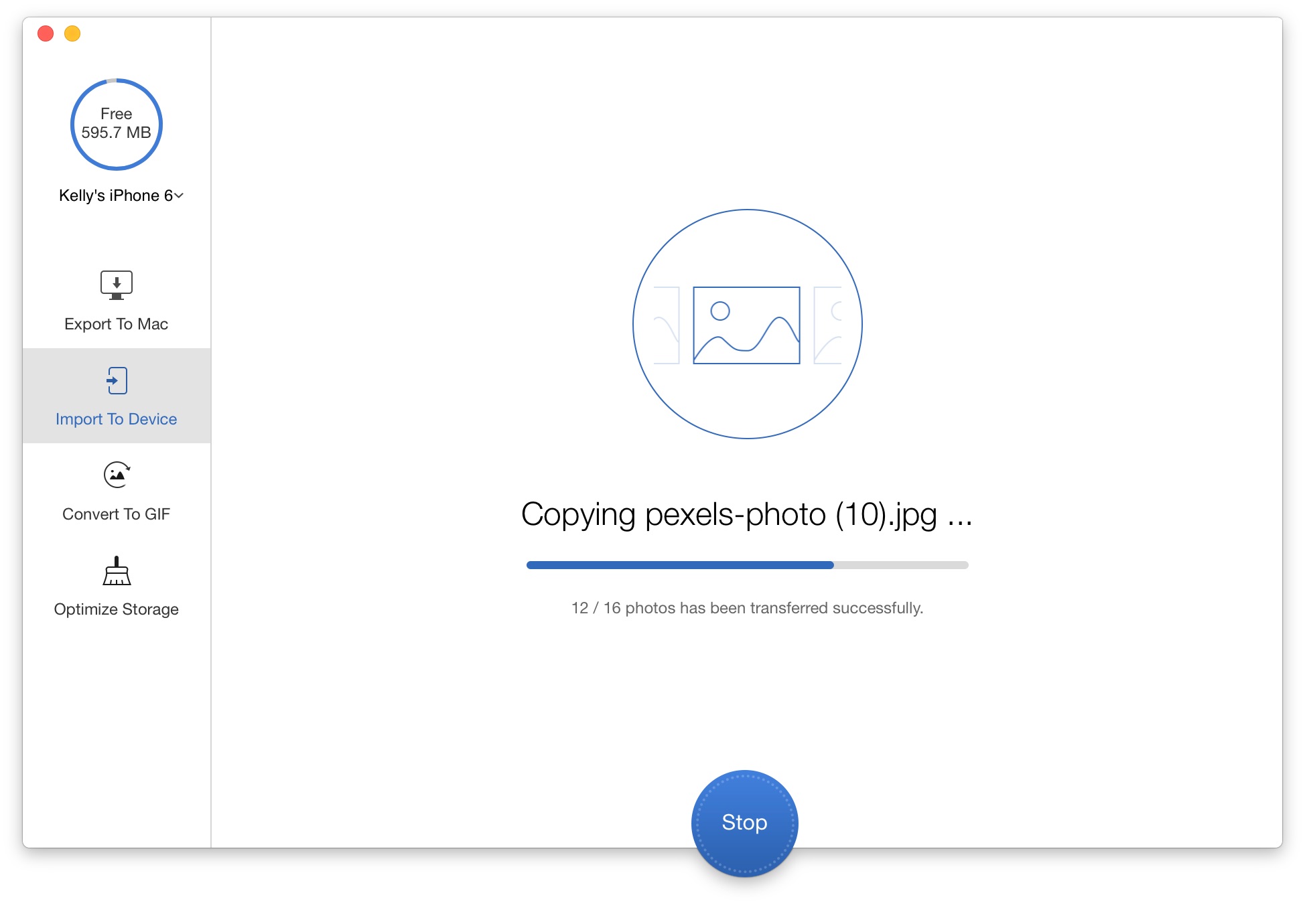 Start Importing Photos
