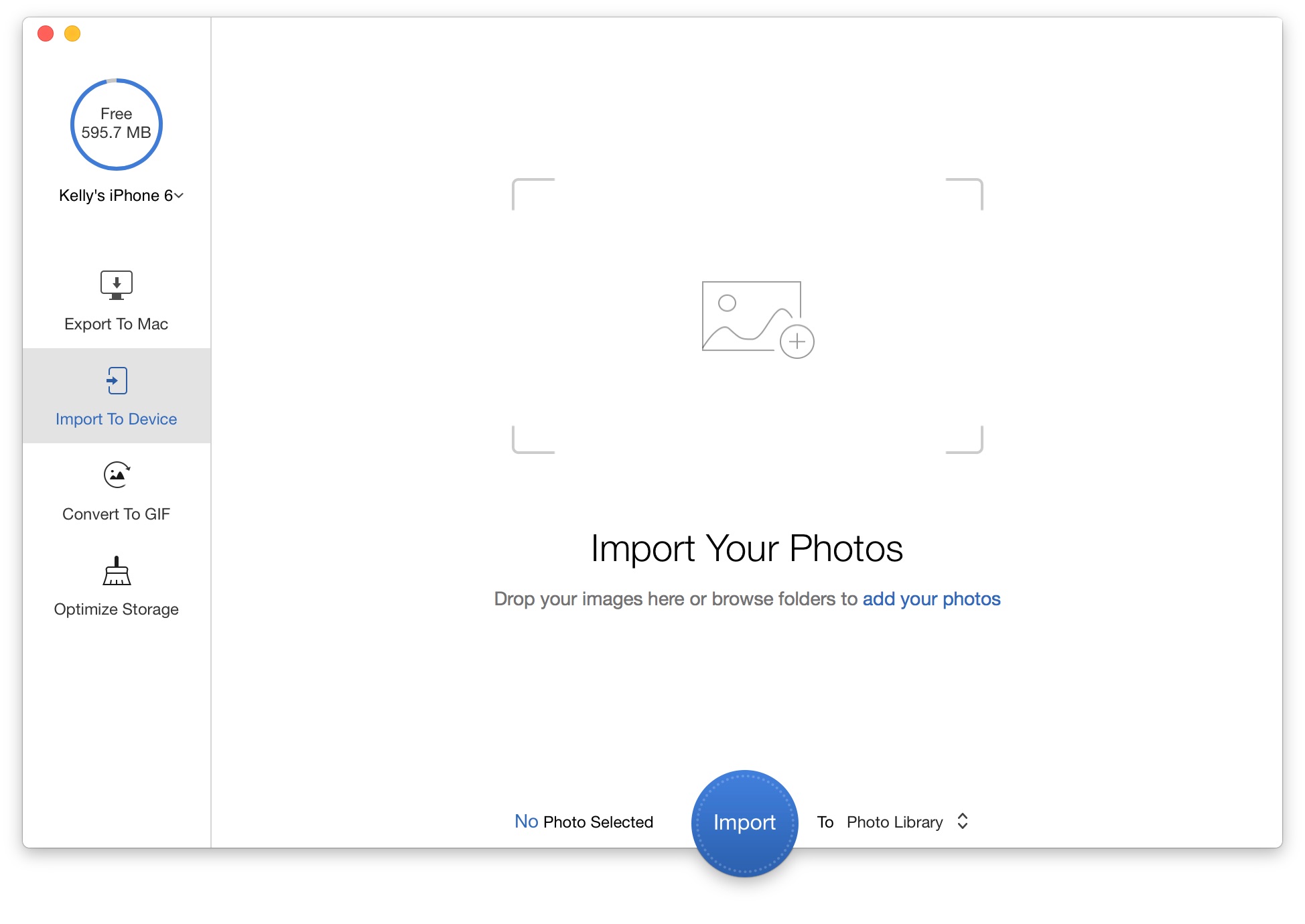 Import to Device