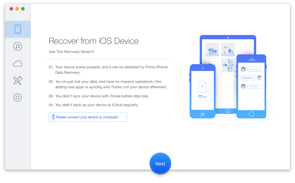 Primo iPhone Data Recovery Windows 11 download