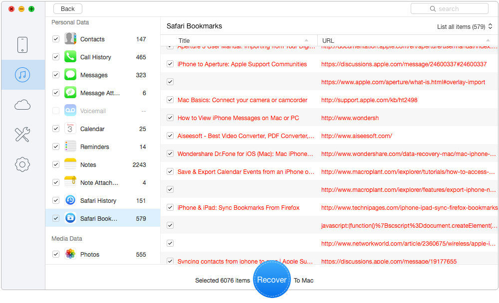 Top iTunes Backup Extractor – Primo iPhone Data Recovery