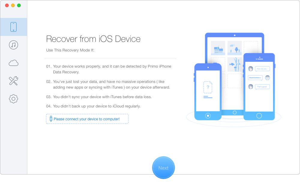 Primo iPhone Data Recovery