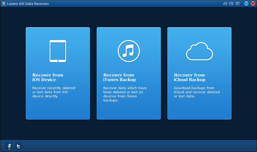 Leawo iOS Data Recovery