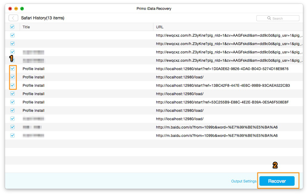 How to Check and Recover Deleted Safari History on iPhone/iPad | iCloud Backup – Step 4