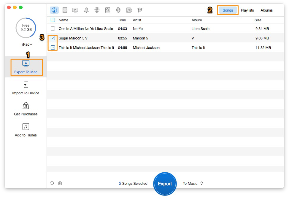How to Delete Music from iPad – Step 2