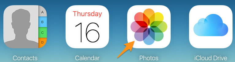 Download Photos from iCloud to PC/Mac via iCloud.com – Step 1