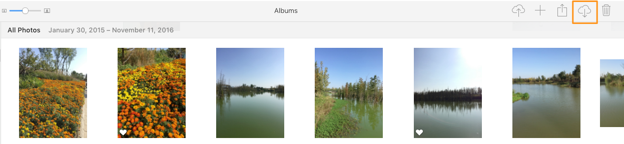 Download Photos from iCloud to PC/Mac via iCloud.com – Step 2