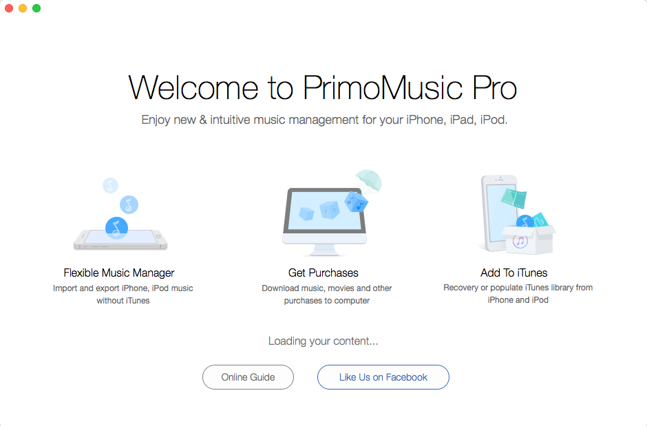 How to Download Playlists from macOS Sierra to iPod touch with PrimoMusic