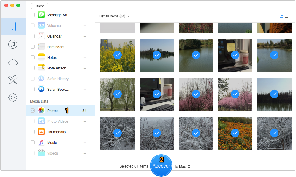 How to Find Deleted Photos on iPhone – Step 2