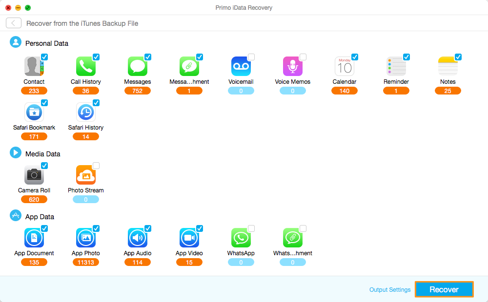 How to Restore iPhone Data with Backup – Step 3