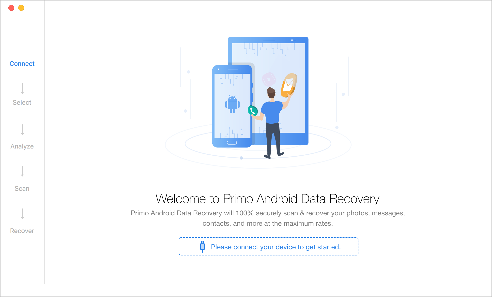 How to Recover Deleted Music from Galaxy S8/S7/S6 – Step 1