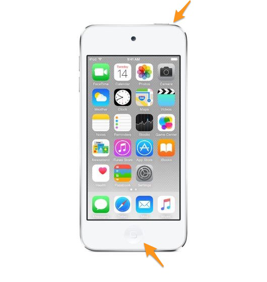 How to Reset iPod touch with a Hard Reboot – Step 1