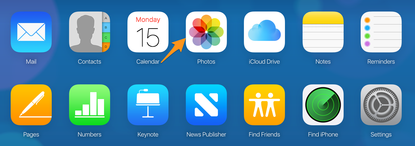 How to Recover Deleted Photos from iPhone via iCloud.com – Step 3