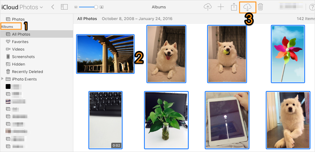 How to Recover Deleted Photos from iPhone via iCloud.com – Step
