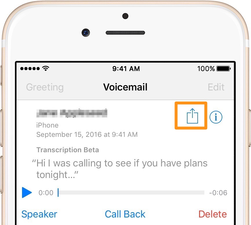 Save Voicemail on iPhone As Notes/Voice Memos