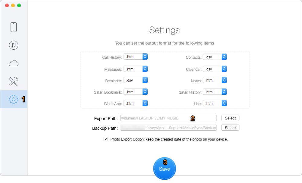 How to Transfer Music from iPhone/iPad/iPod to Flash Drive – Step 1