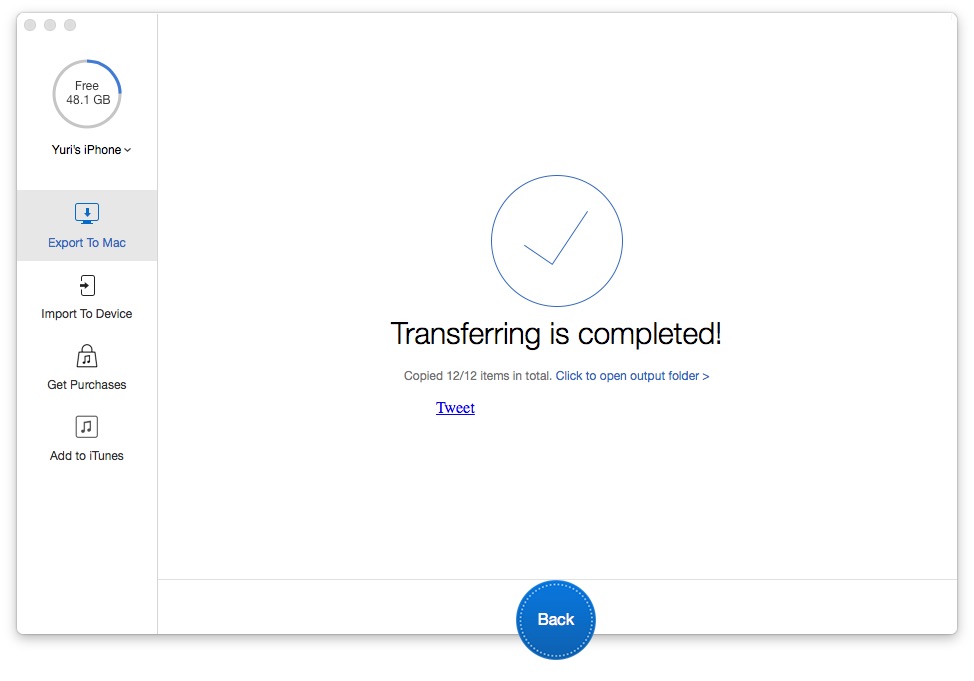 How to Transfer Music from iPhone to Mac – Step 3