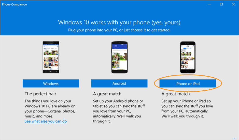 Transfer Music from Windows 10 to iPhone via Phone Companion