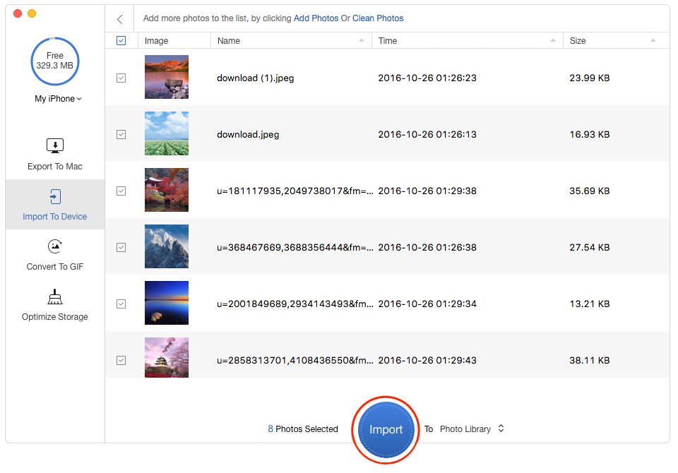 How to Import Photos from Computer to iPhone 7 without iTunes