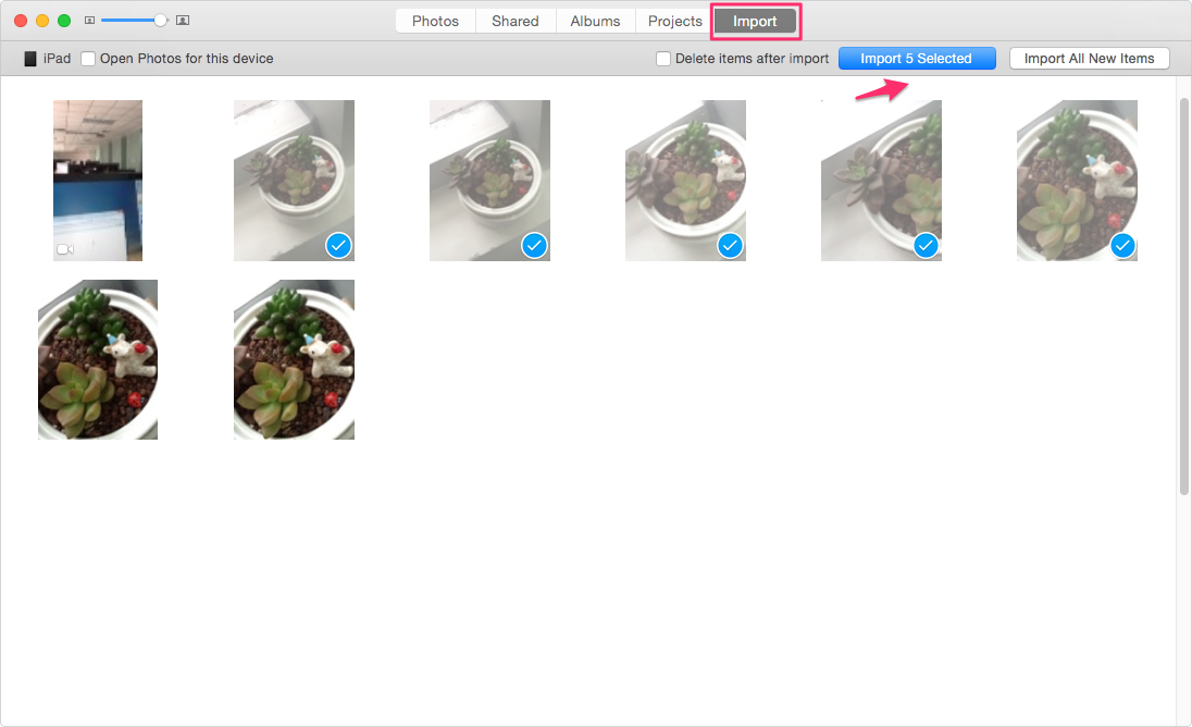Transfer Photos from iPad to Mac Computer via Photos