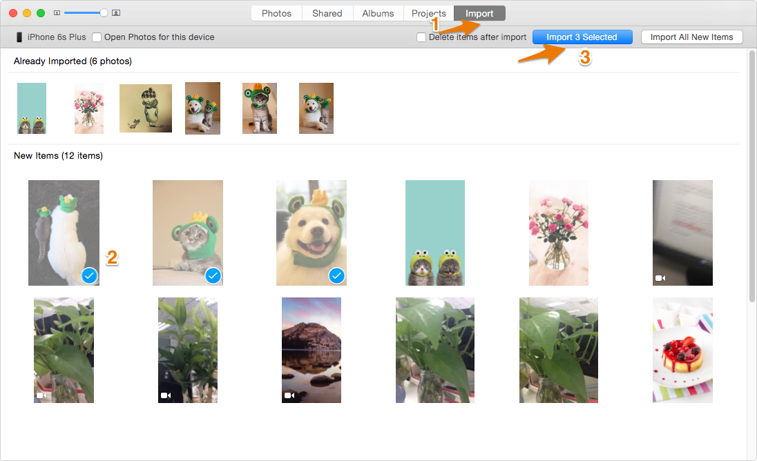 Transfer Photos from iPhone 6s/6s Plus to Mac with Photos