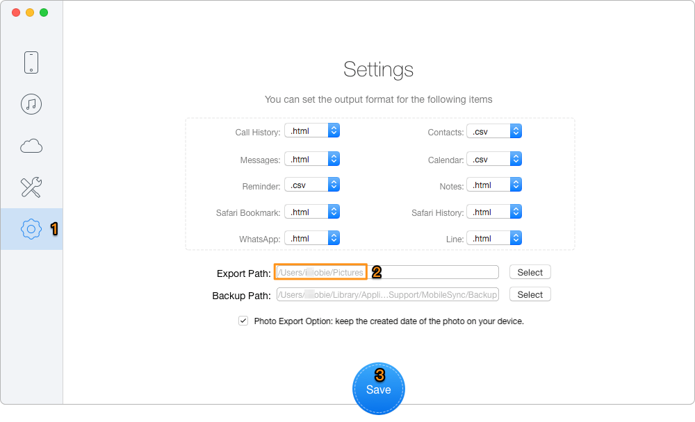 View iPhone Photos on PC/Mac via Primo iPhone Data Recovery – Step 1