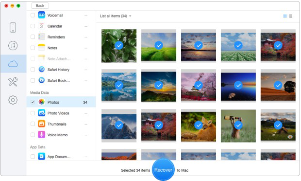 How to View iCloud Photos with Primo iPhone Data Recovery – Step 3