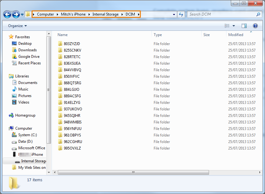 How to Use Windows Explorer to Import Photos from iPhone to PC
