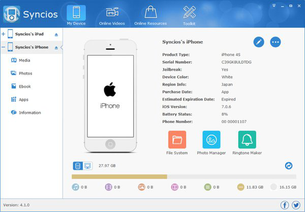 Top 8 iTunes Alternatives – SynciOS