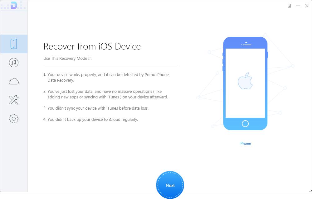 How to Recover Deleted Line Messages on iPhone 8/X – Step 2