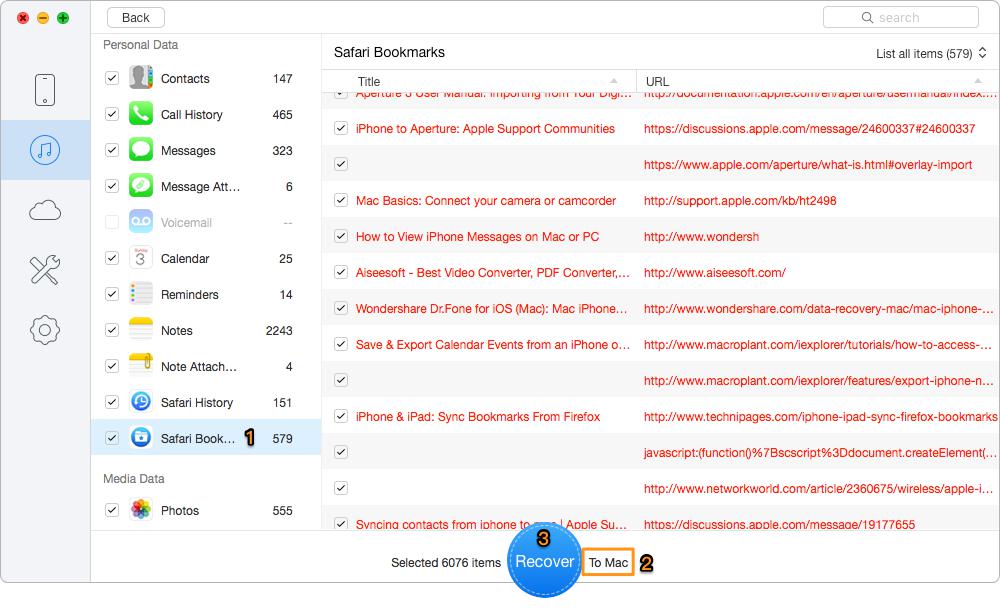HHow to Retrieve Deleted Files on iPhone X with Backup – Step 3