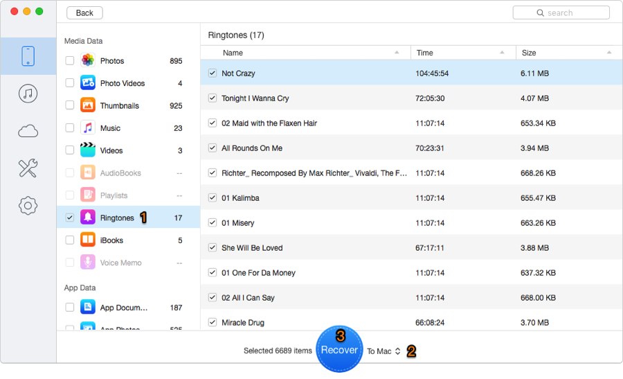 How to Restore Ringtones on iPhone – Step 2