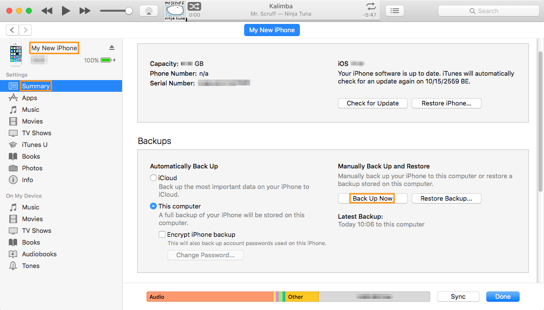 Transfer All Data from iPhone 7 to Computer – Step 2