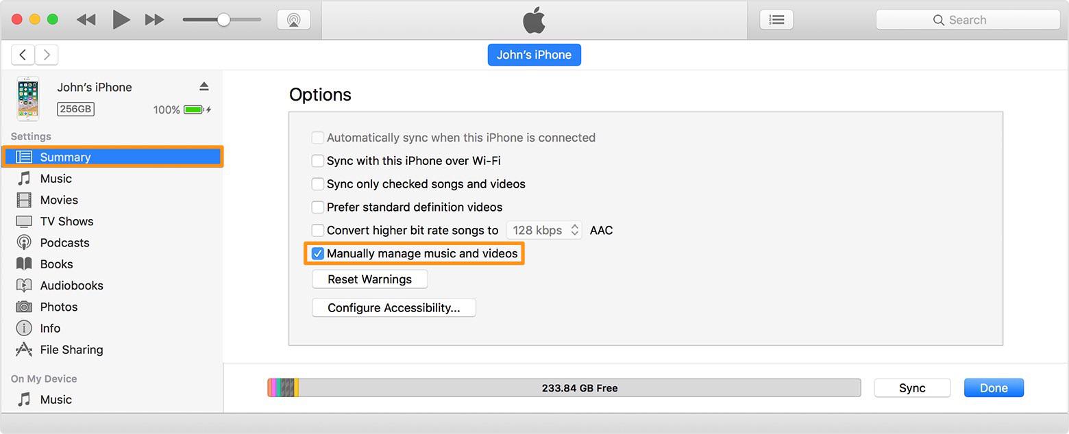How to Transfer Music from iTunes to iPhone X/8 (Plus)